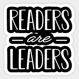 Teacher - Readers are Leaders Sticker